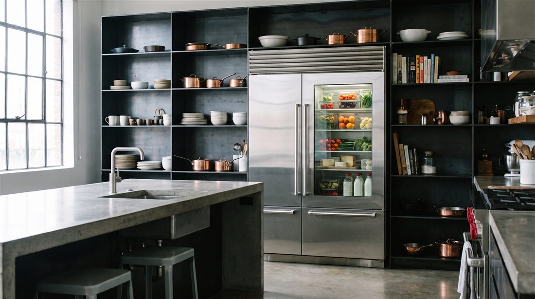 Sub-Zero PRO 48 with glass door