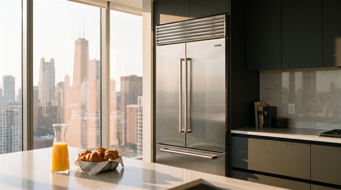 Sub-Zero french door refrigerator